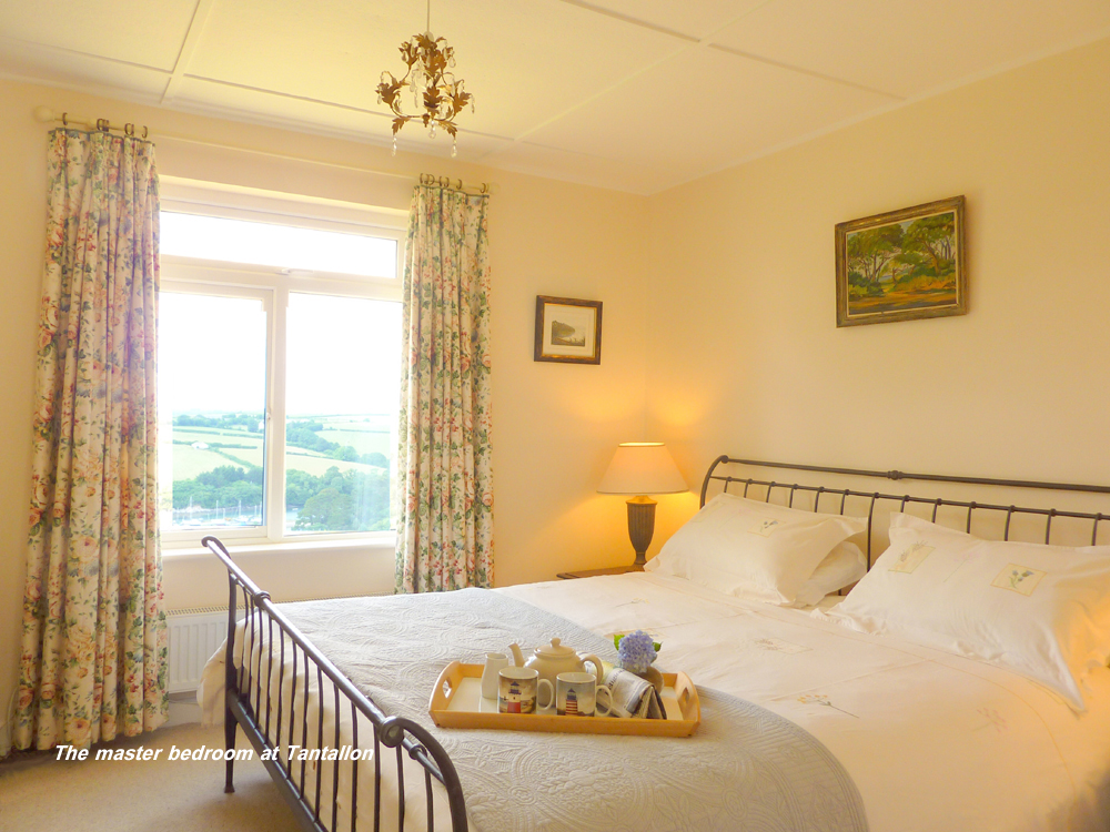 The master bedroom at Tantallon